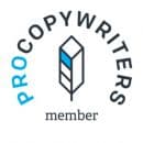 1727 4 Procopywriters accreditation logo for Jacquie Budd - Marketing Content Writer