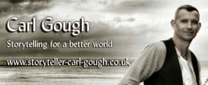 Carl Gough - The Storyteller logo