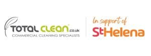 Total Clean in Support of St Helena logo