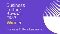 1688 2 BCA2020rectanglewinnerBusinessCultureLeadership accreditation logo for The Write Impression