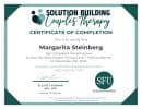 1852 3 SolutionBuildingCouplesTherapy Level1Certificate MargaritaSteinberg Dec2023 accreditation logo for ByHeart Coaching