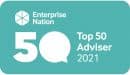 1871 2 EnterpriseNationTop502021 accreditation logo for YUnique Marketing Ltd