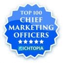 1871 5 Top 100 Chief Marketing Officers Richtopia accreditation logo for YUnique Marketing Ltd