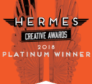 Contented communications is a 2018 Hermes Creative Awards platinum winner