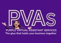 PVAs (Purple Virtual Assistant Services) logo